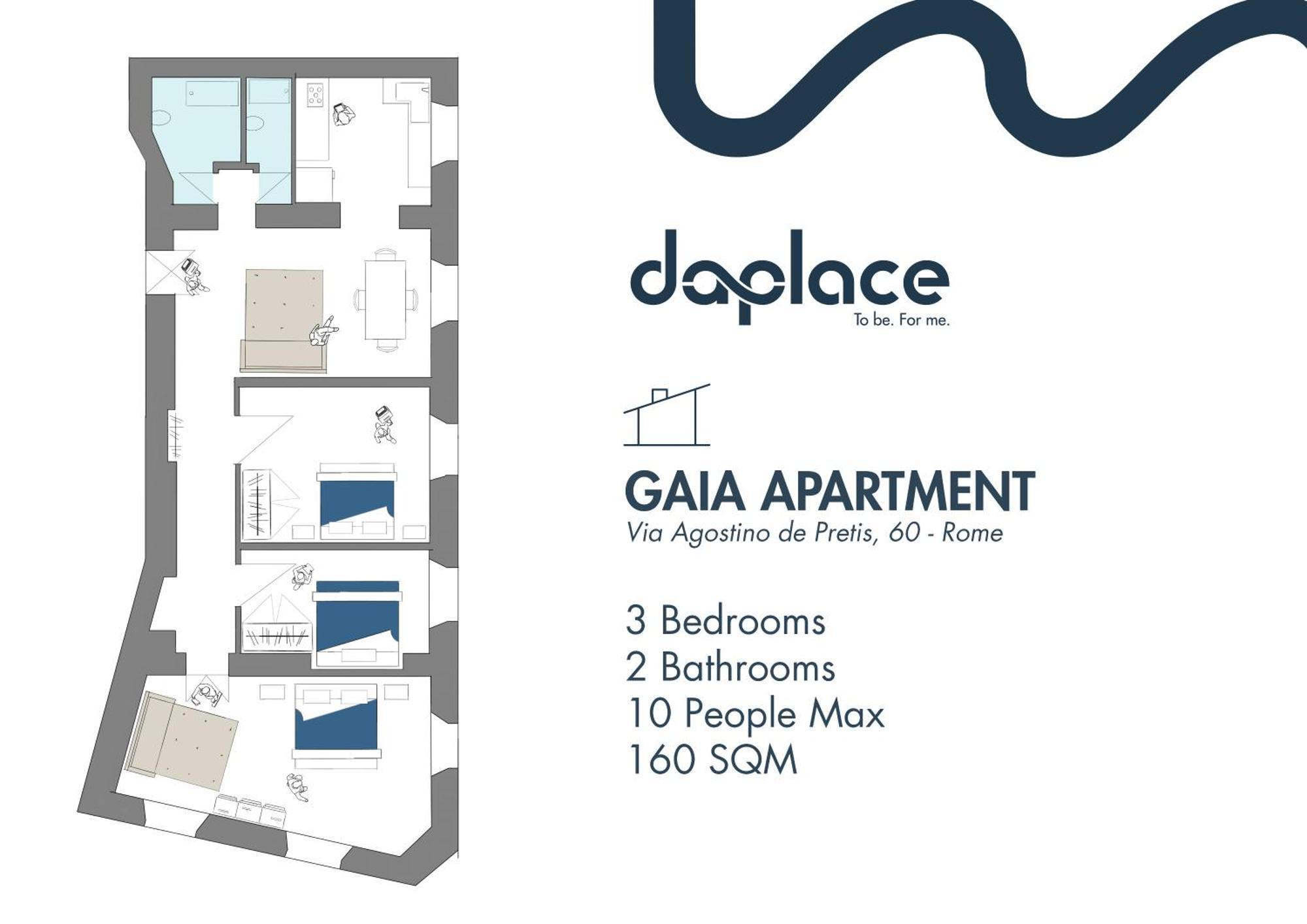 Daplace - Gaia Apartment Рим Екстериор снимка